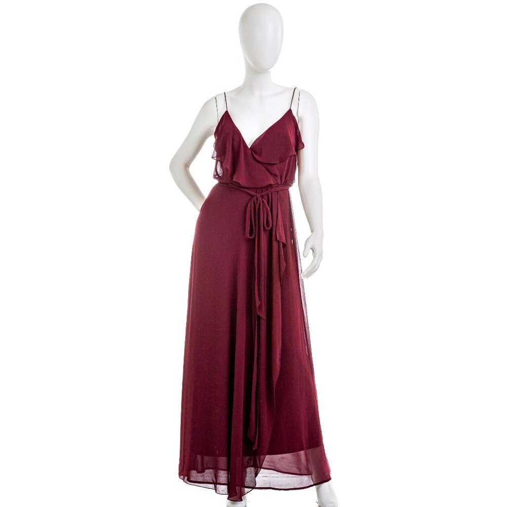 AMSALE Nouvelle Ashley Spaghetti Strap Dress XS